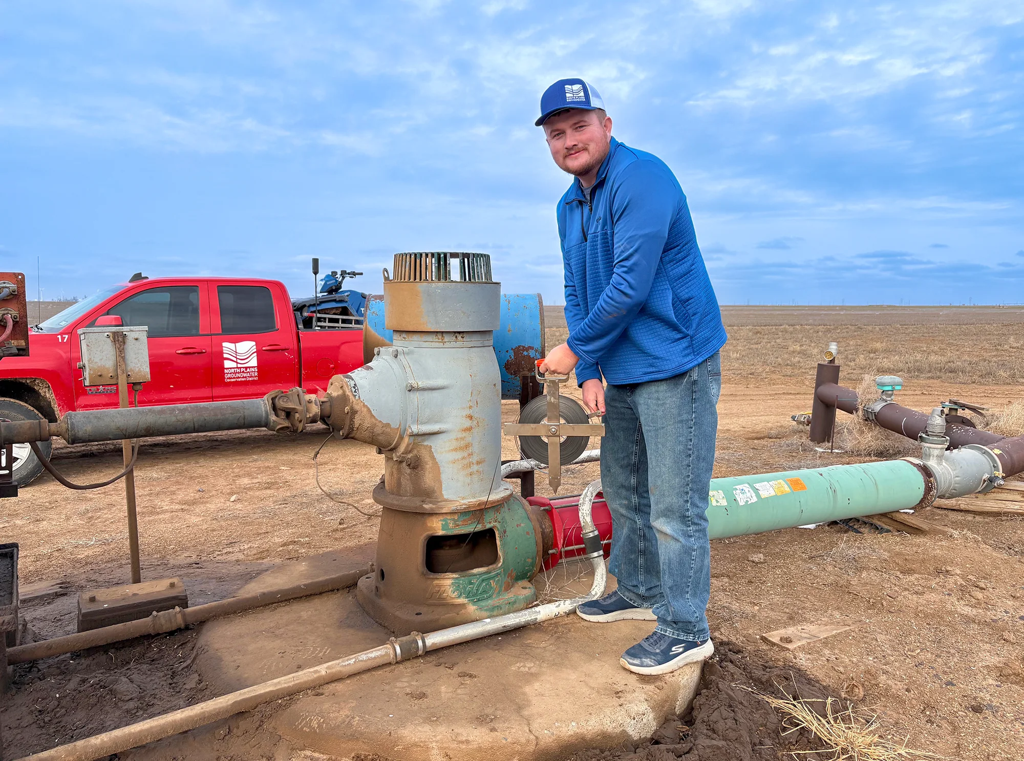 Braden Steel with NPGCD working in the field NPGCD