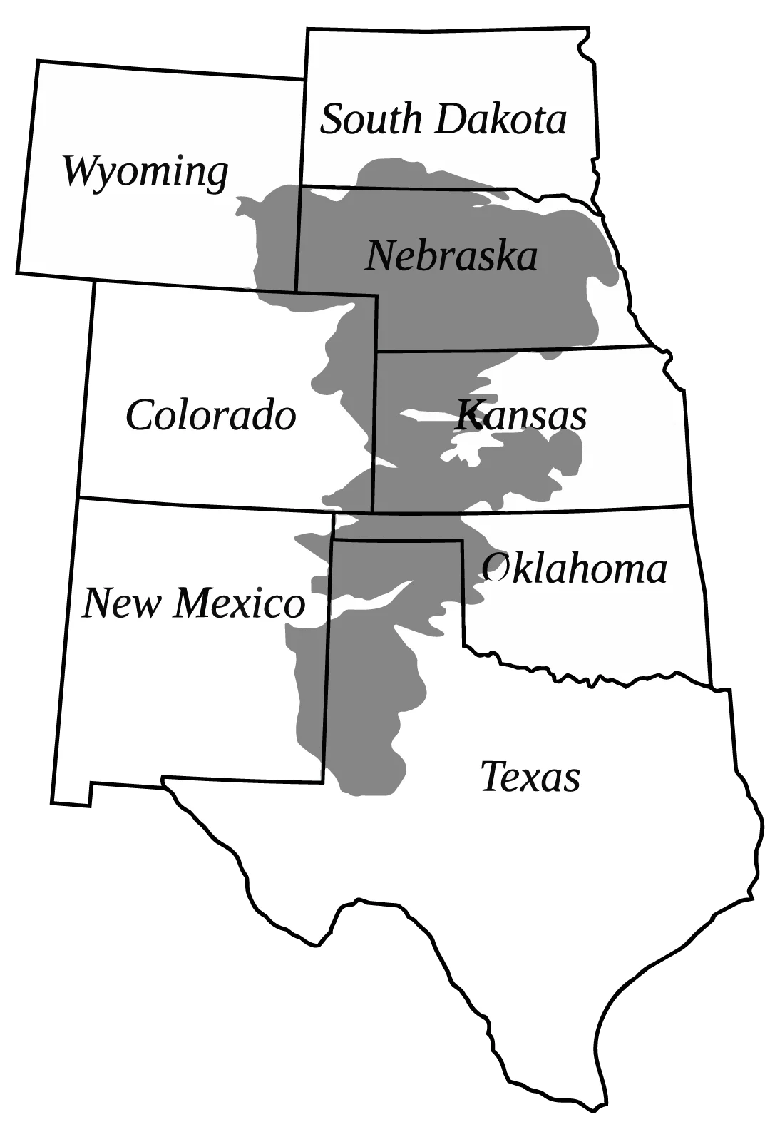 Ogallala Aquifer BW Ogallala Aquifer